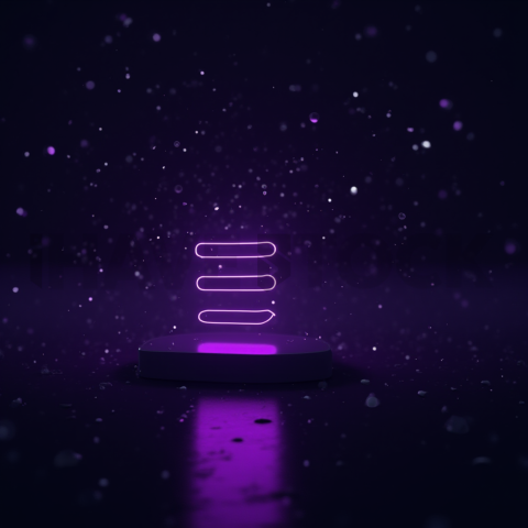 Minimal Dark Login Form Ui Purple Glow 2025 – 8K Minimal Black UI Mockup MKT GLS 0706