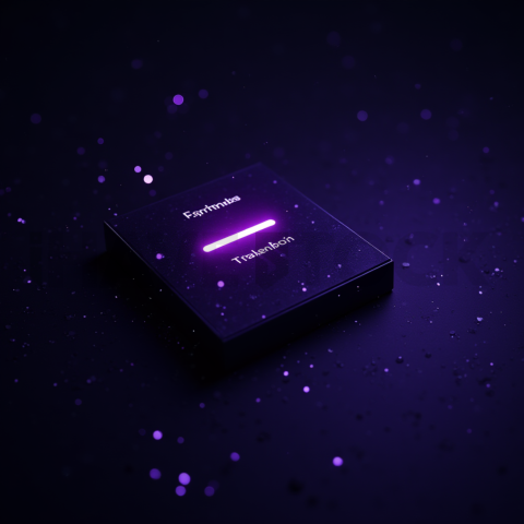 Minimal Dark Login Form Ui Purple Glow 2025 – 8K Minimal Black UI Mockup MKT GLS 0740