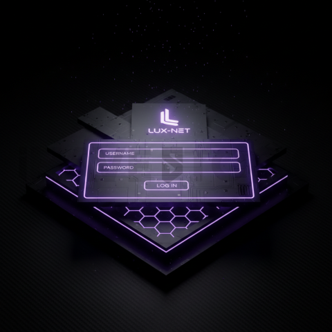 Minimal Dark Login Form Ui Purple Glow 2025 – 8K Minimal Black UI Mockup MKT GLS 1087
