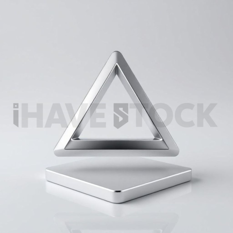 3D Performance Triangle Chrome Silver series 827