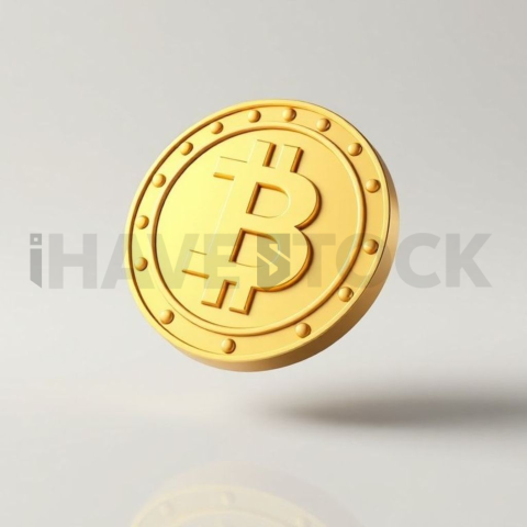 3D Profit Coin Gold Metallic series 824