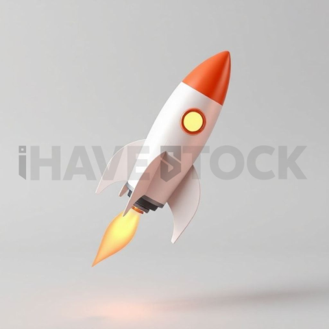 3D Rocket Booster Amber Soft series 822