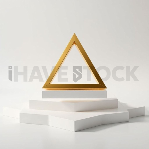 3D Performance Triangle Gold Metallic series 810