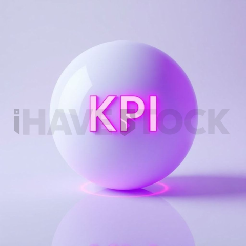 3D Kpi Sphere Purple Neon series 793