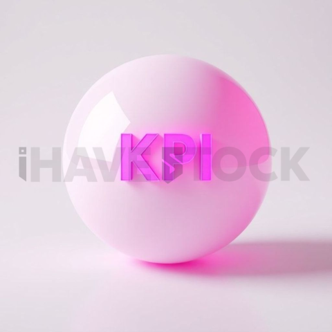3D Kpi Sphere Hot Pink series 784