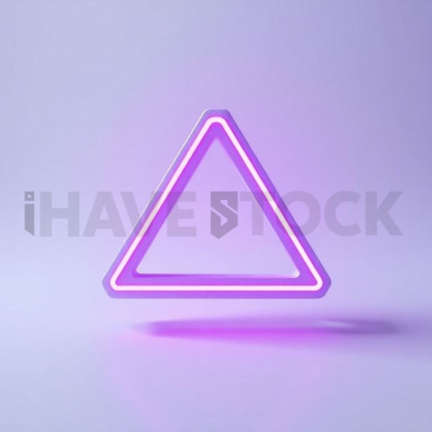 3D Performance Triangle Purple Neon series 778