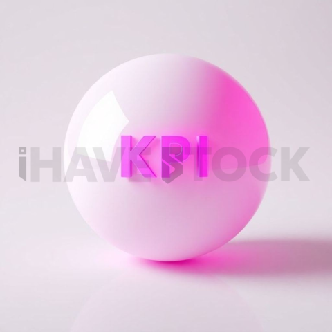 3D Kpi Sphere Hot Pink series 741