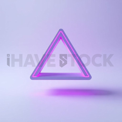 3D Performance Triangle Purple Neon series 737