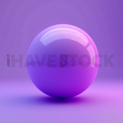 3D Kpi Sphere Purple Neon series 717