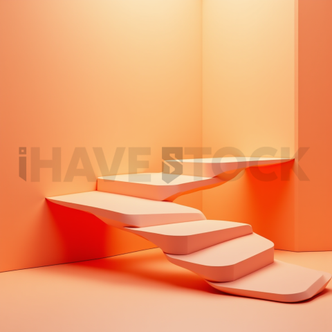 3D Conversion Pathway Sunset Orange series 678
