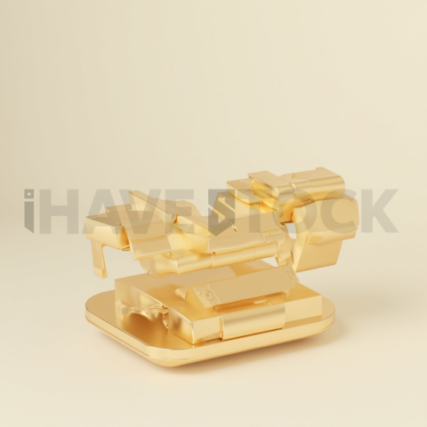 3D Conversion Pathway Gold Metallic series 672