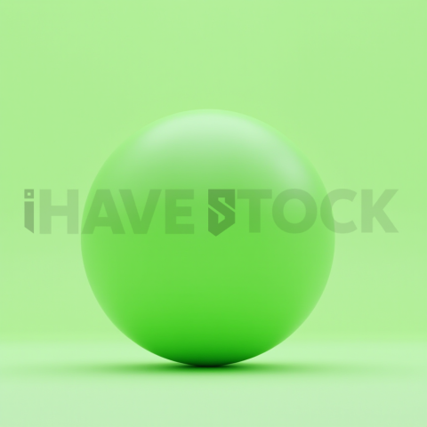 3D Kpi Sphere Lime Green series 641