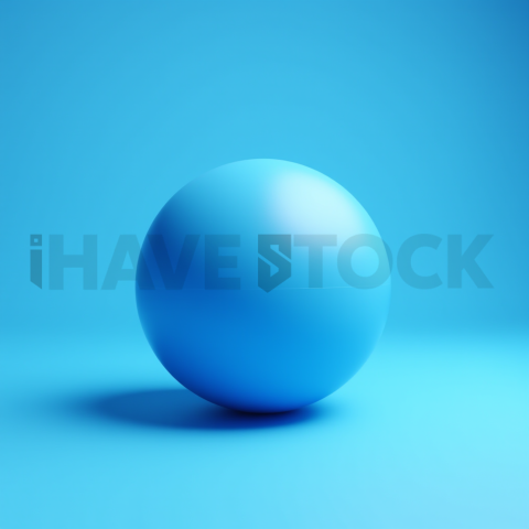 3D Kpi Sphere Electric Blue series 614