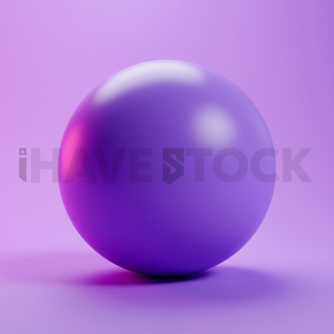 3D Kpi Sphere Purple Neon series 606