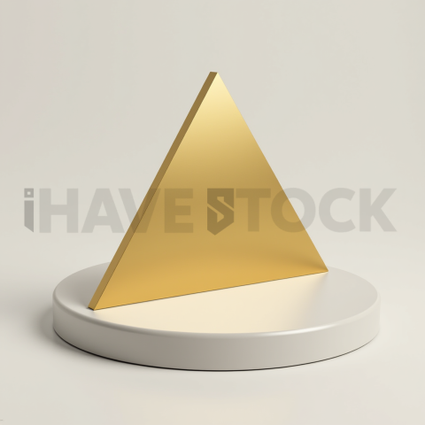 3D Performance Triangle Gold Metallic series 594