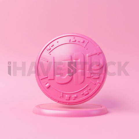 3D Profit Coin Hot Pink series 542