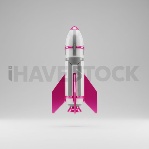 3D Rocket Booster Hot Pink series 546