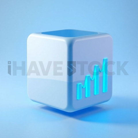 3D Analytics Cube Electric Blue series 832