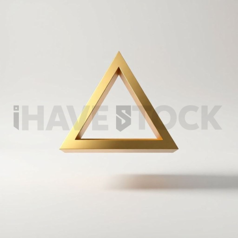 3D Performance Triangle Gold Metallic series 835