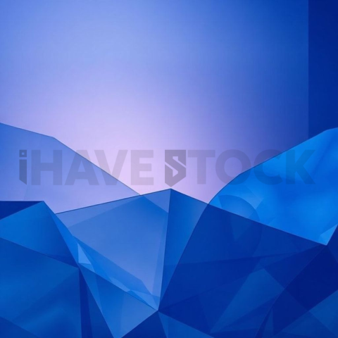 Geometric Surfaces in Indigo Luxury Gradient – Premium AI Stock Background
