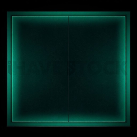Minimal Frosted Window Element Emerald Ultra Glow Dark Glassmorphism Element 2025 – 8K