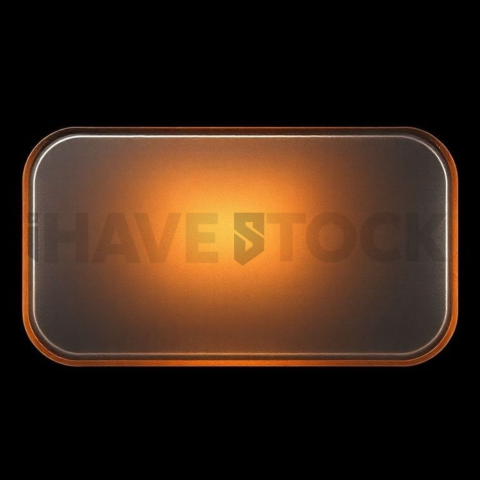 Frosted Glass Button Amber Subtle Glow Dark Glassmorphism Element 2025 – 8K