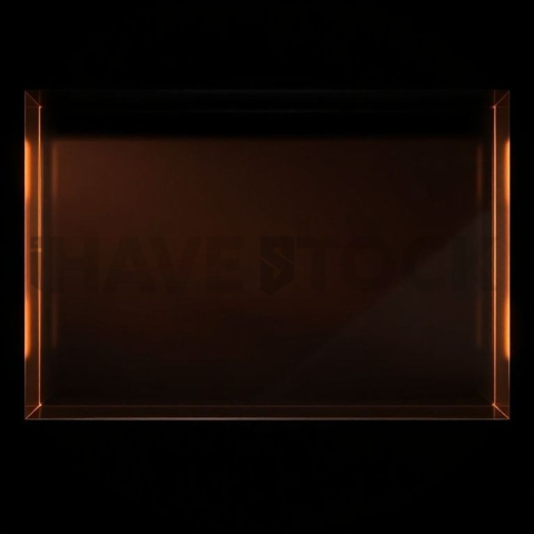 Glass Panel Divider Amber Subtle Glow Dark Glassmorphism Element 2025 – 8K