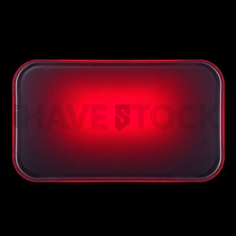 Frosted Glass Button Red Neon Medium Glow Dark Glassmorphism Element 2025 – 8K
