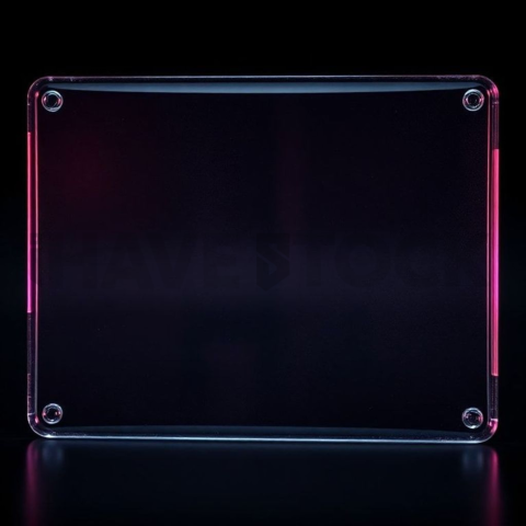 Glass Panel Card Magenta Subtle Glow Dark Glassmorphism Element 2025 – 8K