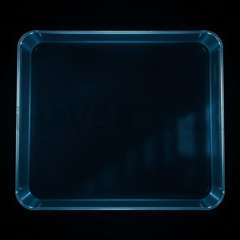 Translucent Glass Overlay Cyan Subtle Glow Dark Glassmorphism Element 2025 – 8K